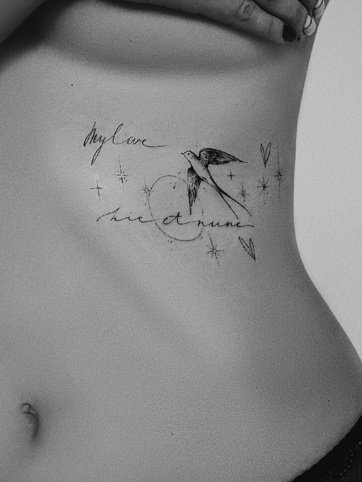 Переводные тату MT Carpe Diem by Aksinya Tattoo