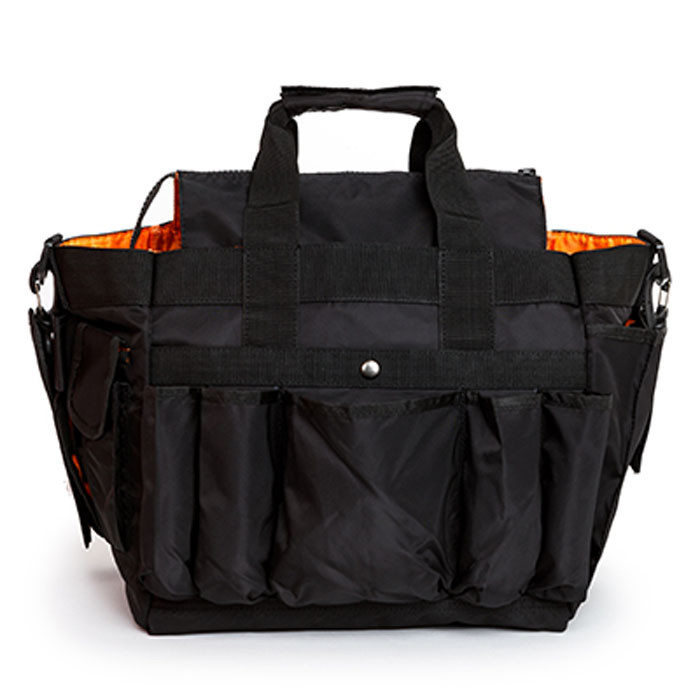 Сумка Carrier Bag черная с оранжевым Numeric Proof