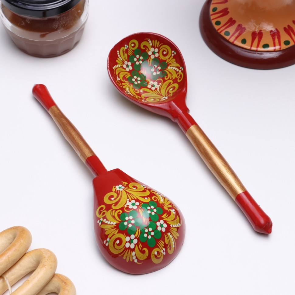 Ложка 'Краснушка',хохлома,19х6см,цвет микс