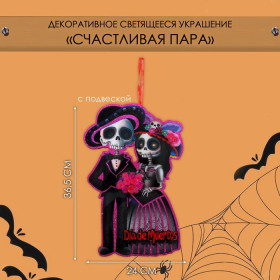 Светящаяся подвеска 'Счастливая пара', 36,5х24 см.