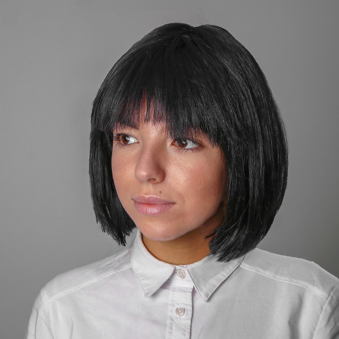 Парик 'Каре', цвет черный