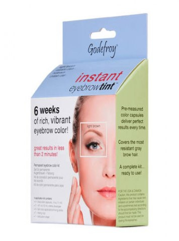 Краска-хна в капсулах для бровей (15шт)Light Brown 'Godefroy