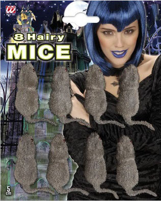 Мыши меховые 8шт