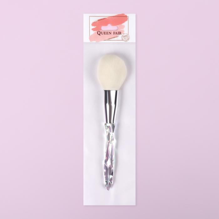 Кисть для макияжа 'Nacre',18,8 см,цвет прозр./сереб.